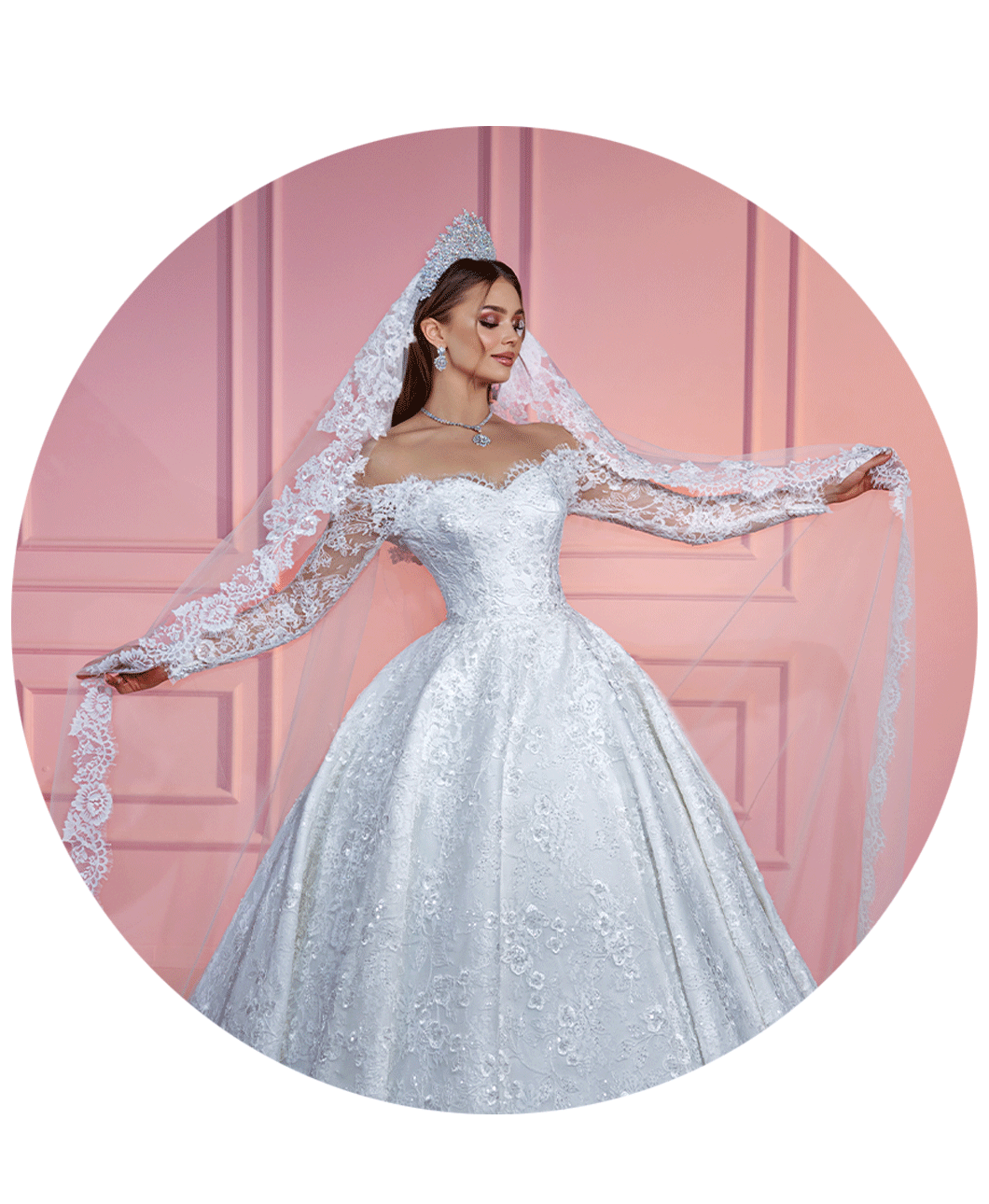 Elegant bridal gown collection at Sponsa Bridal UAE – wedding dresses for sale and rent in Dubai and Abu Dhabi